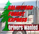 Solidwood Forest Express Truckers Wanted.